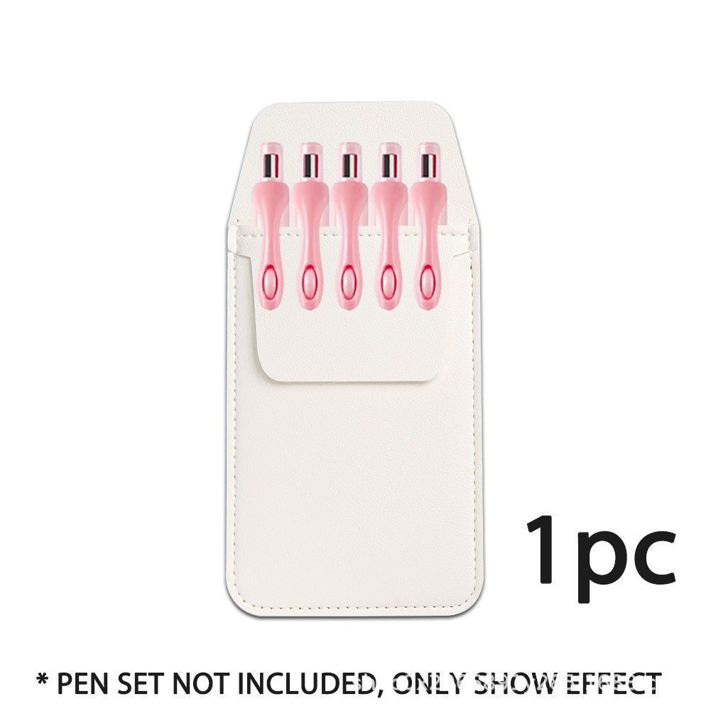 Elegant Leather Pen Holder Case