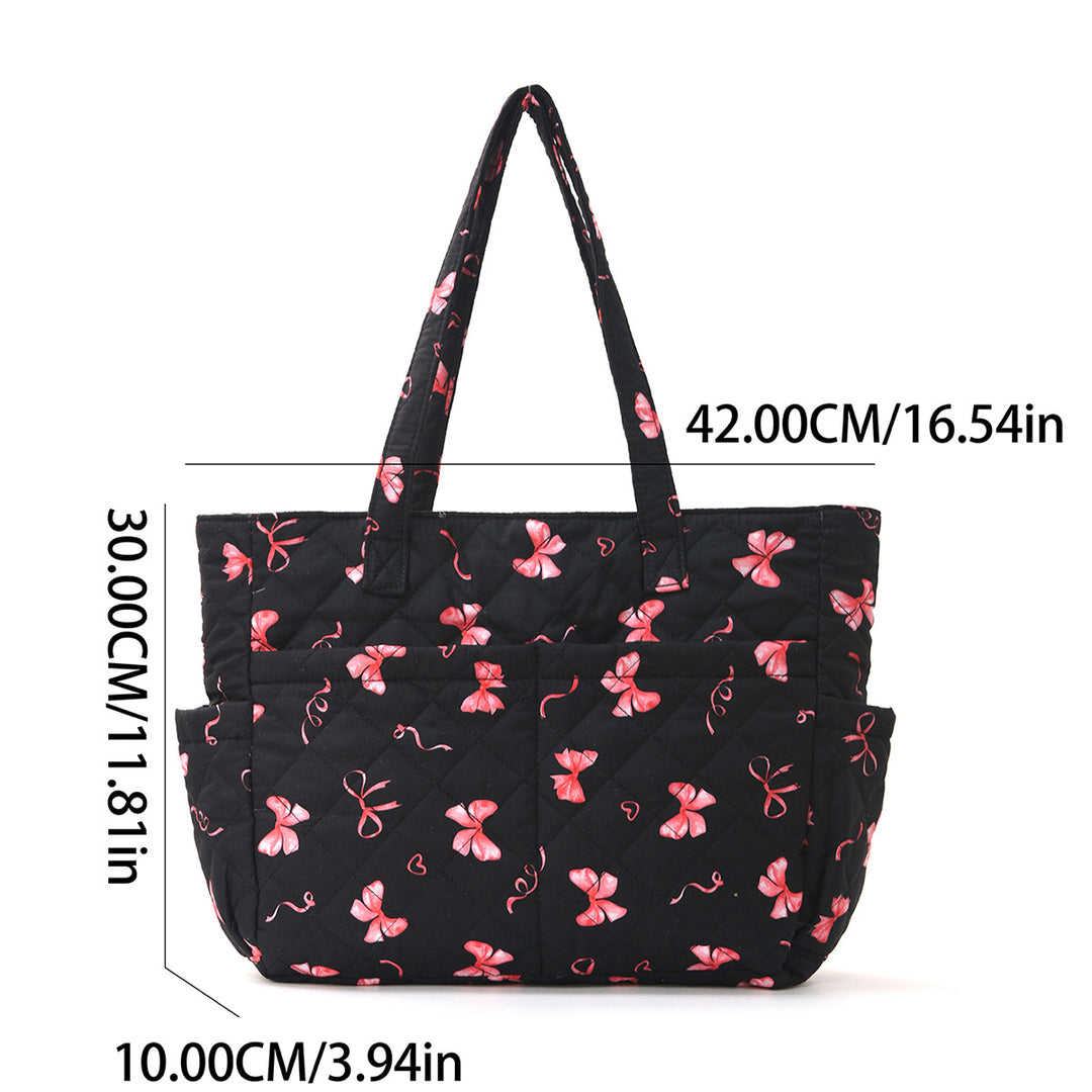 Practical cotton bag with cute bear motif Stornfield