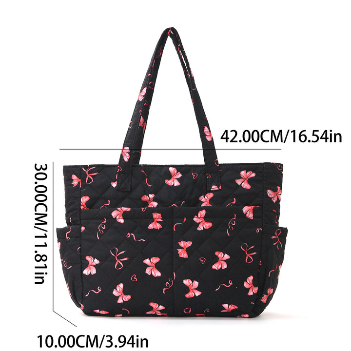 Practical cotton bag with cute bear motif Stornfield