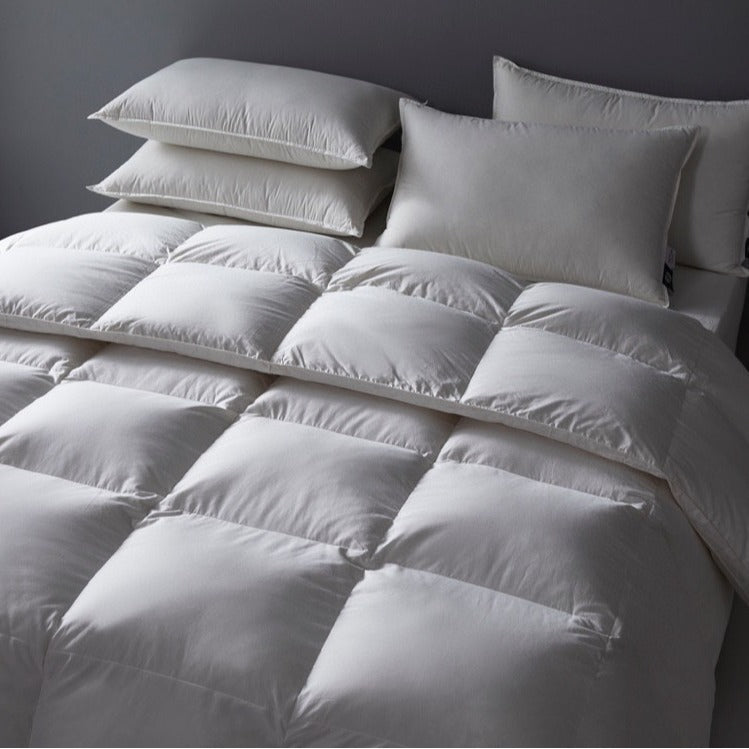 All-Season Box-Stitched Hypoallergenic Down-Alternative Comforter Set