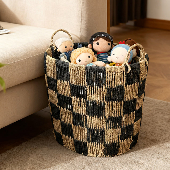 Handwoven storage basket Stornfield