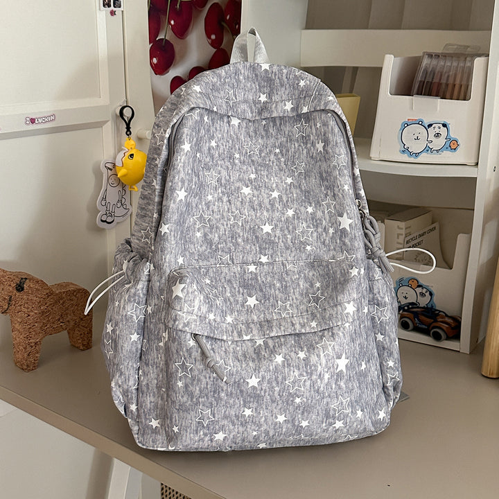 Stylish Star-Embellished Backpack Stornfield