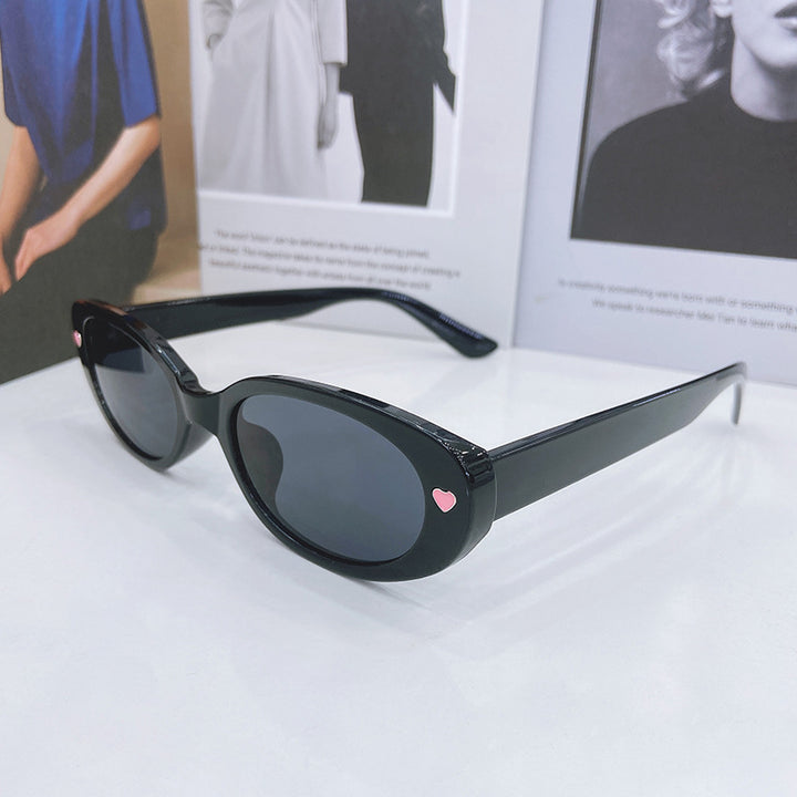 Fashionable Cat-Eye Sunglasses with Hearts Stornfield