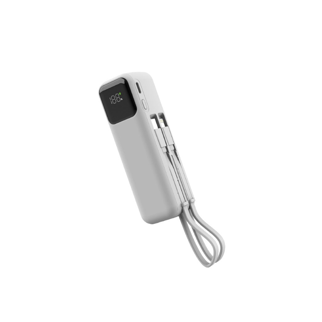 Portable power bank with integrated wireless charging function and LCD display Stornfield