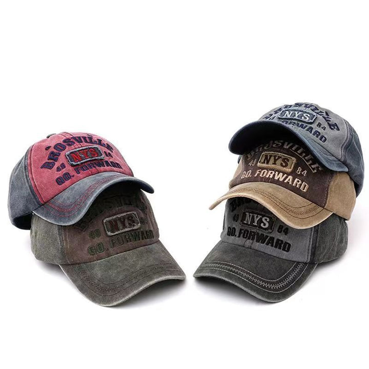 Men's Distressed Vintage-Inspired Baseball Cap Stornfield