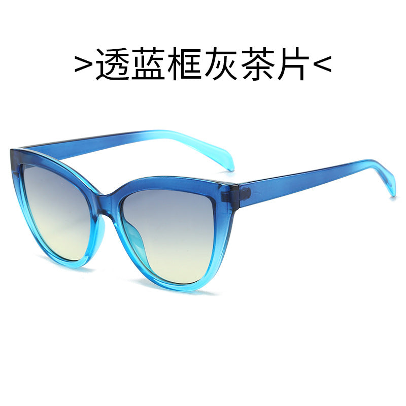 Women's Cat-Eye Sunglasses with Transparent Frame and UV Protection Stornfield