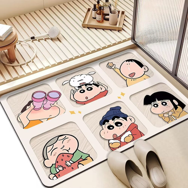 Cartoon Character Bathroom Mat