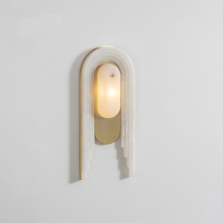 Modern Alabaster Wall Sconce