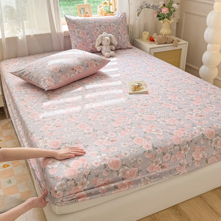 Soft Cotton Polka Dot Fitted Sheet
