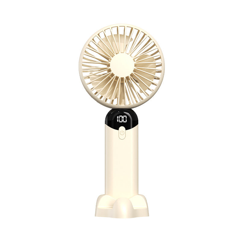 Unisex nan rechargeable portable handheld and desk fan with LED battery indicator Stornfield