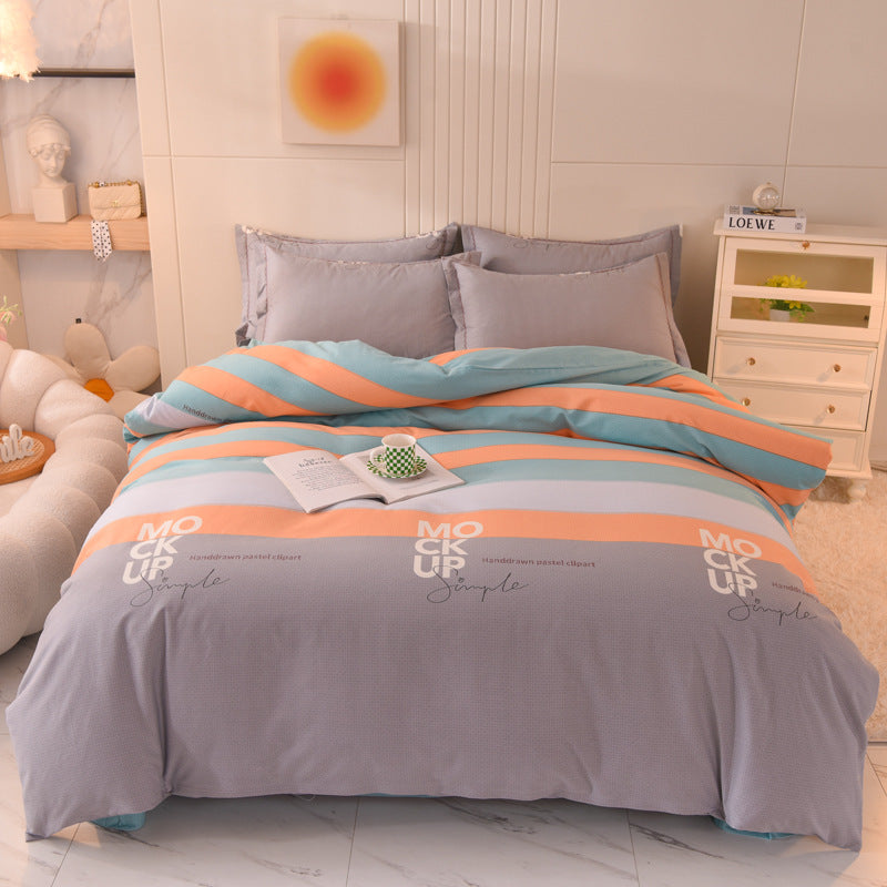 Luxury Striped Bedding Set