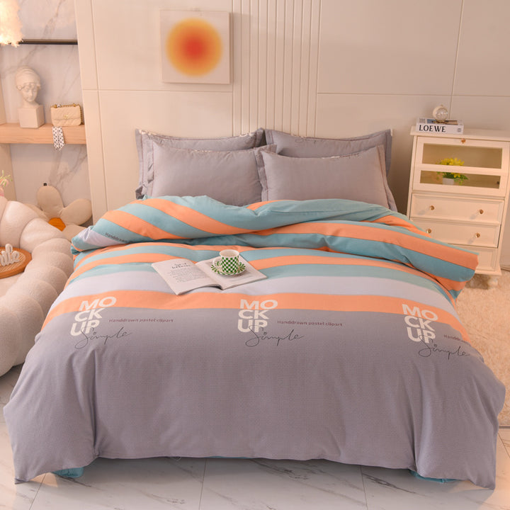 Luxury Striped Bedding Set