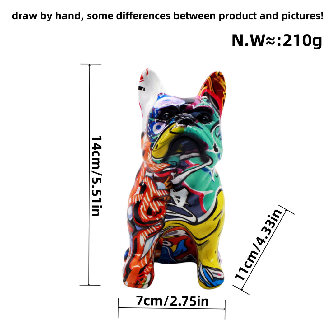 Artistically designed bulldog figure Stornfield