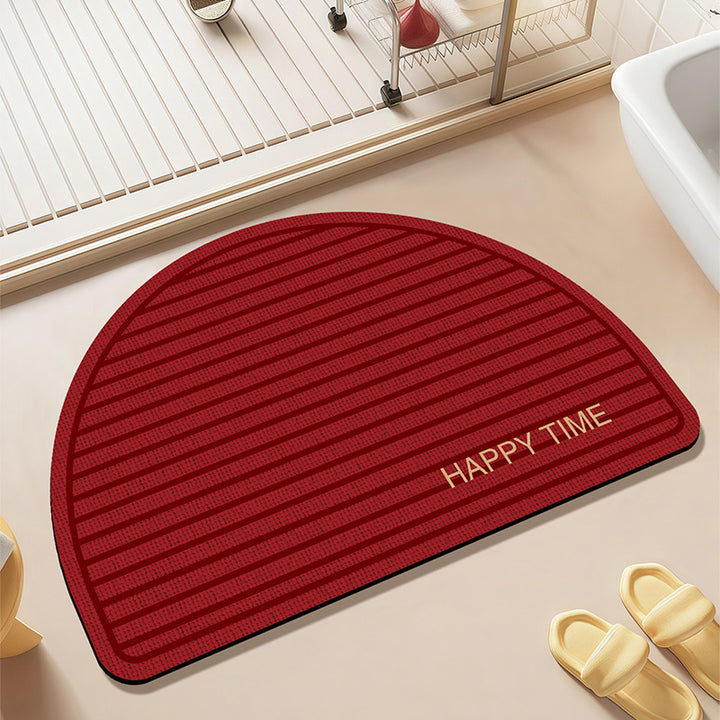 Cloud-Shaped Plush Bath Mat