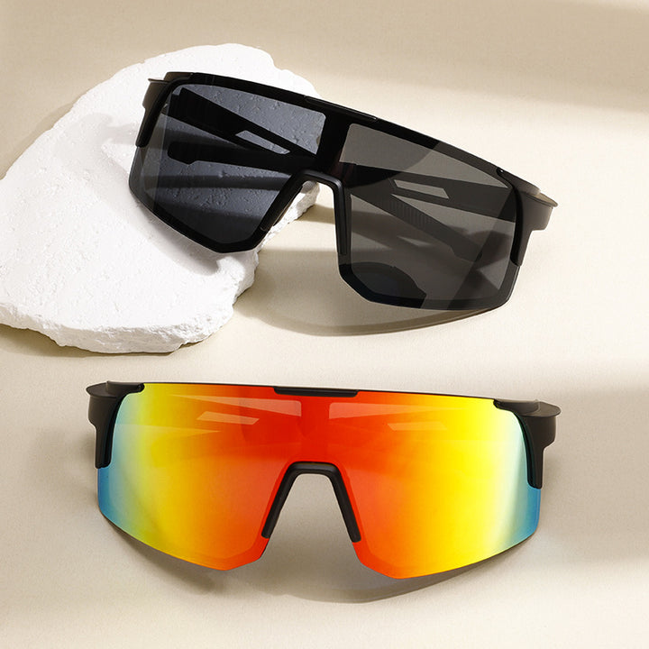 Unisex nan sporty wraparound sunglasses with polarized lenses, high UV protection and non-slip nose pad Stornfield
