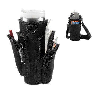 Unisex Portable Drink Container with Multifunctional Compartments Stornfield