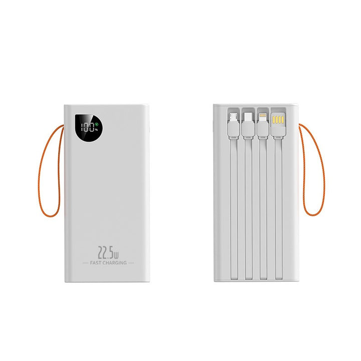 Portable power bank with LED lighting and digital power display Stornfield