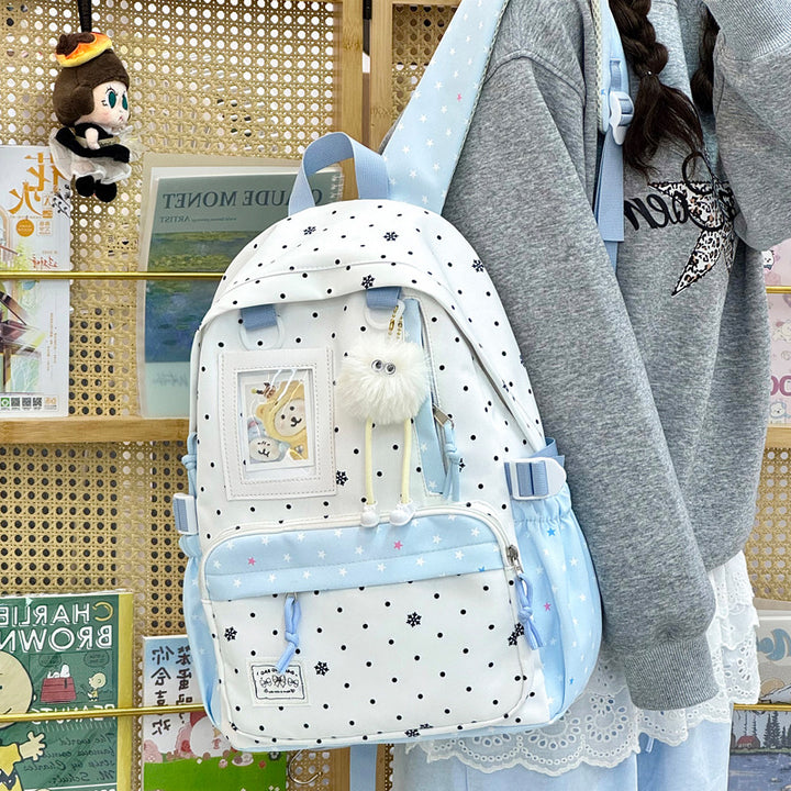 Casual Snowflake Print Backpack Stornfield