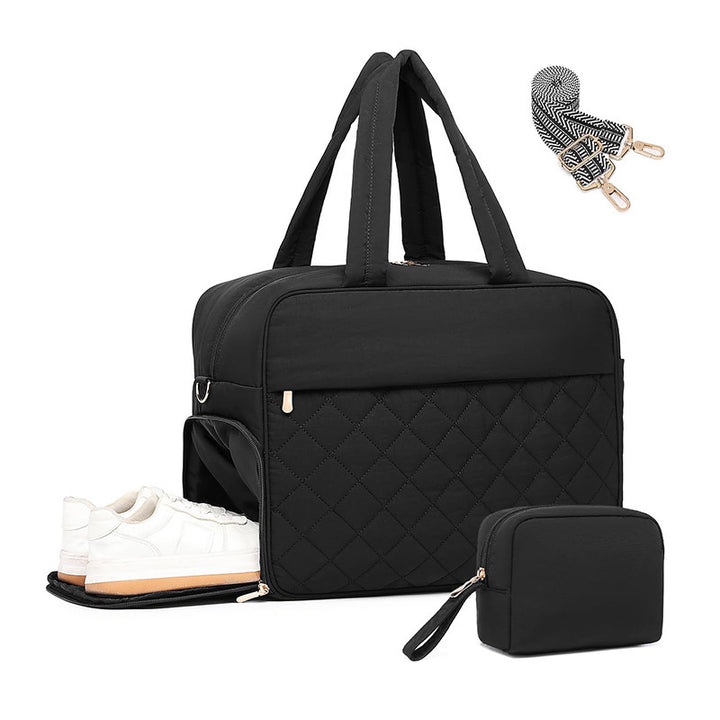 Multifunctional sports and travel bag with separate shoe and cosmetic pouch Stornfield