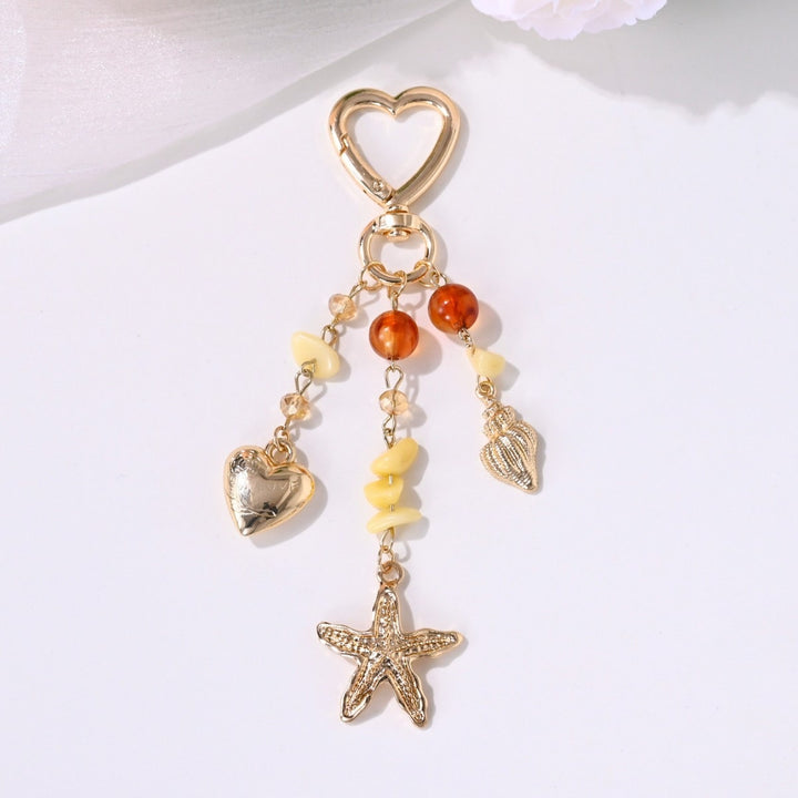 Keychain with Sparkling Sun Motif Stornfield
