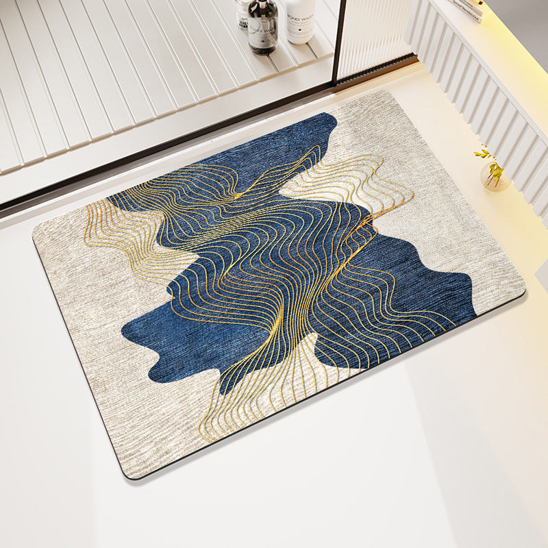 Floral Print Bath Mat Stornfield