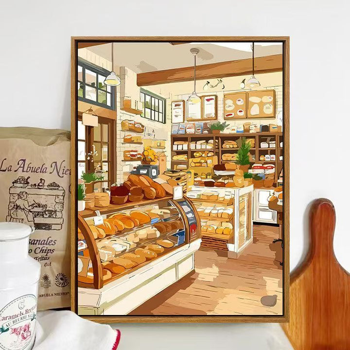 Bakery-Themed Illustrated Wall Art Stornfield