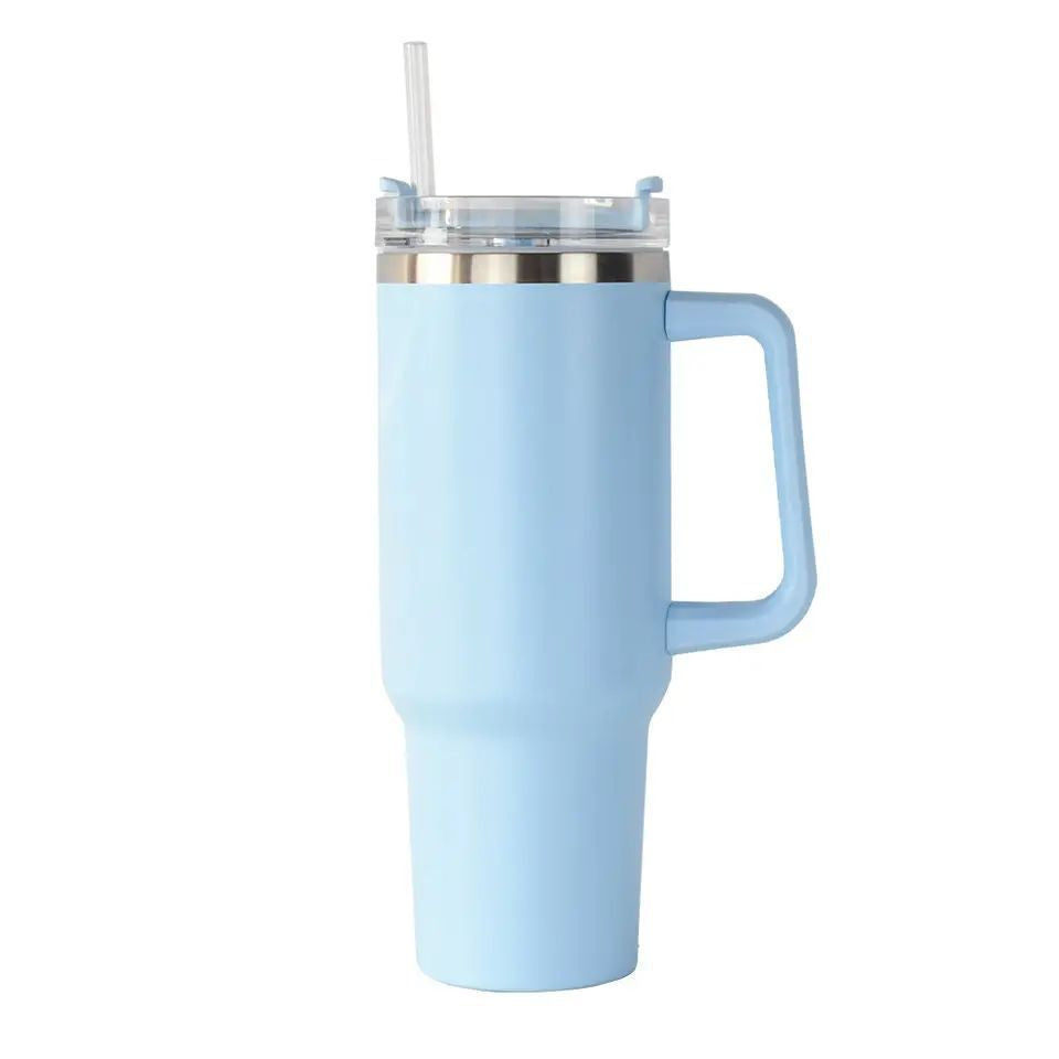 Women's Insulated Drinking Cup with Handle and Straw Stornfield
