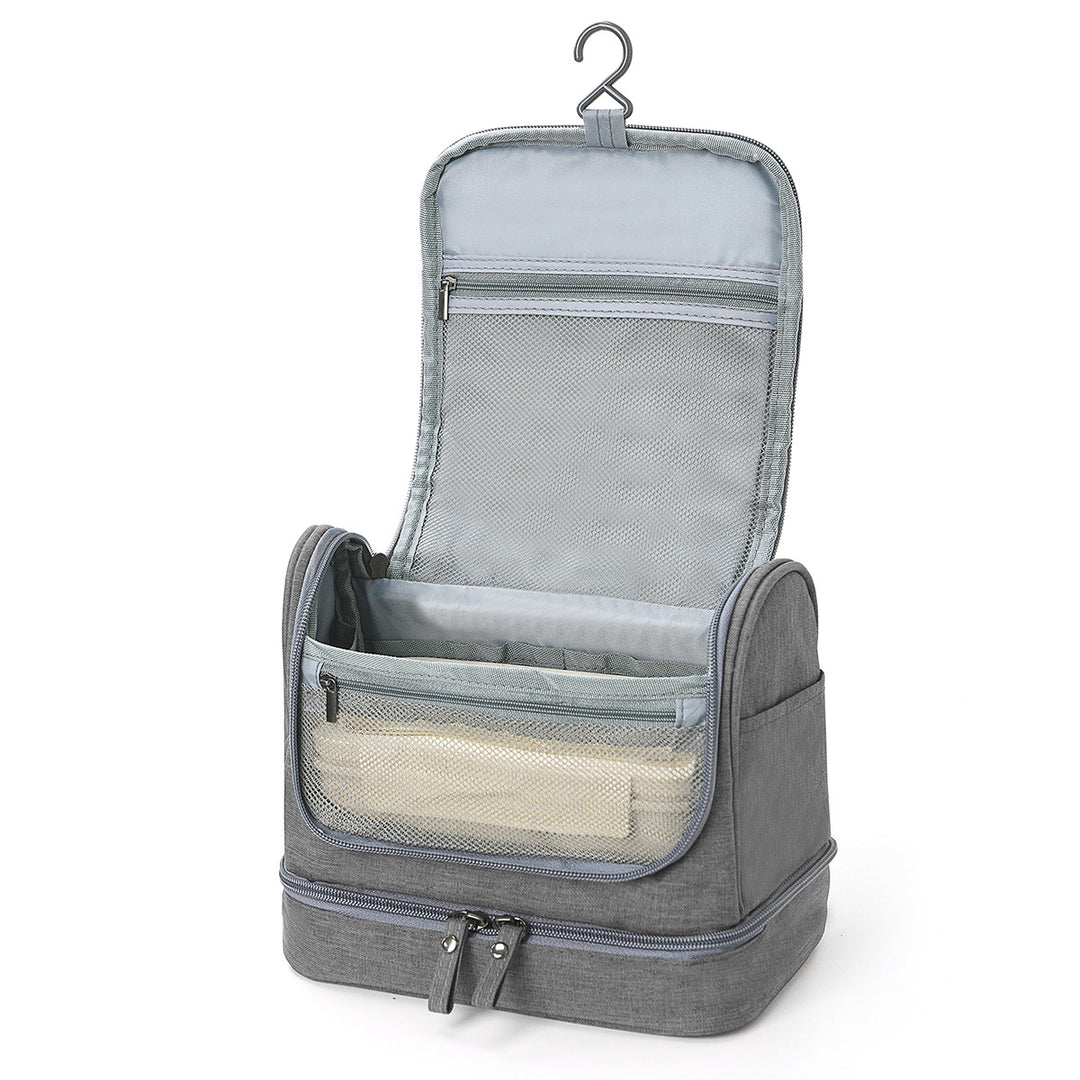 Travel toiletry bag with multiple compartments and practical organization Stornfield