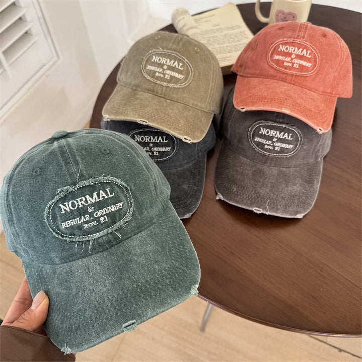 Men's Casual Distressed Cotton Baseball Cap Stornfield