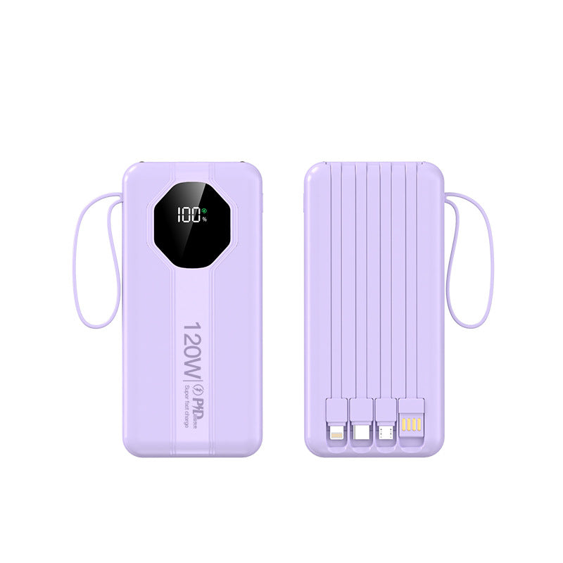 High-performance power bank with smart charging and digital charge level display Stornfield