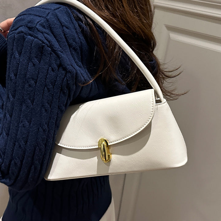 Elegant Structured Handheld Satchel