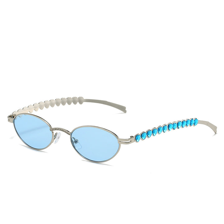 Elegant Rhinestone-Embellished Cat-Eye Glasses Stornfield