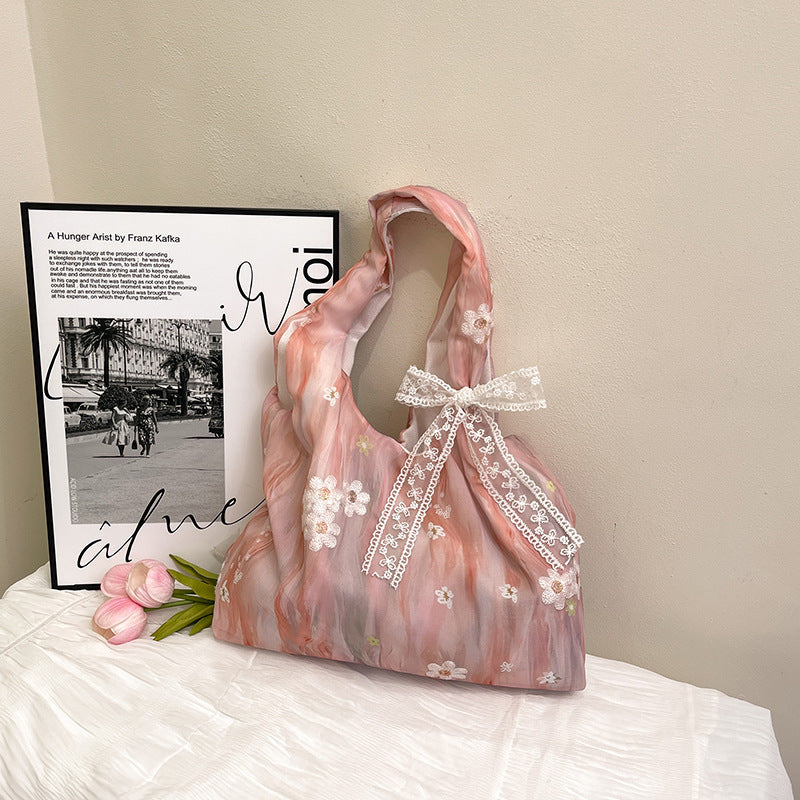 Elegant Floral Printed Shoulder Tote Bag Stornfield