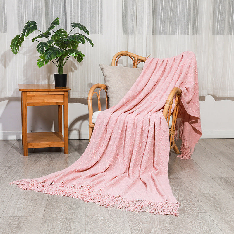 Cozy Knitted Throw