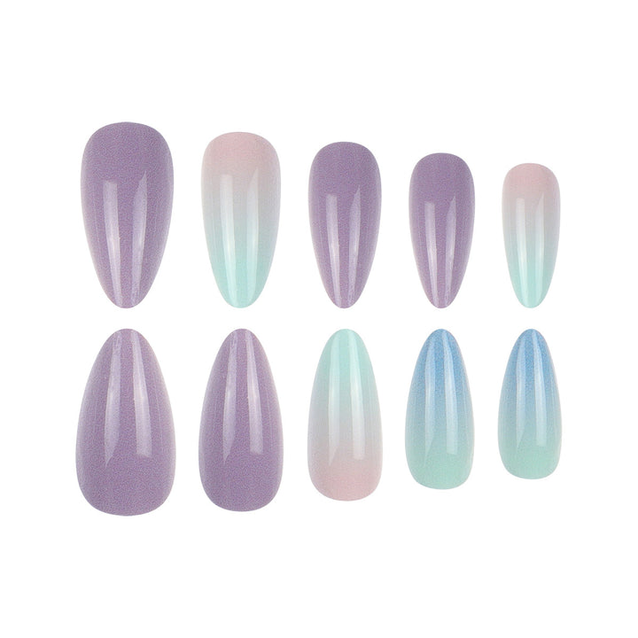 Ombre Gradient Ballerina Press-On Nails Stornfield
