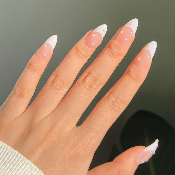 Elegant French Tip Acrylic Nail Kit