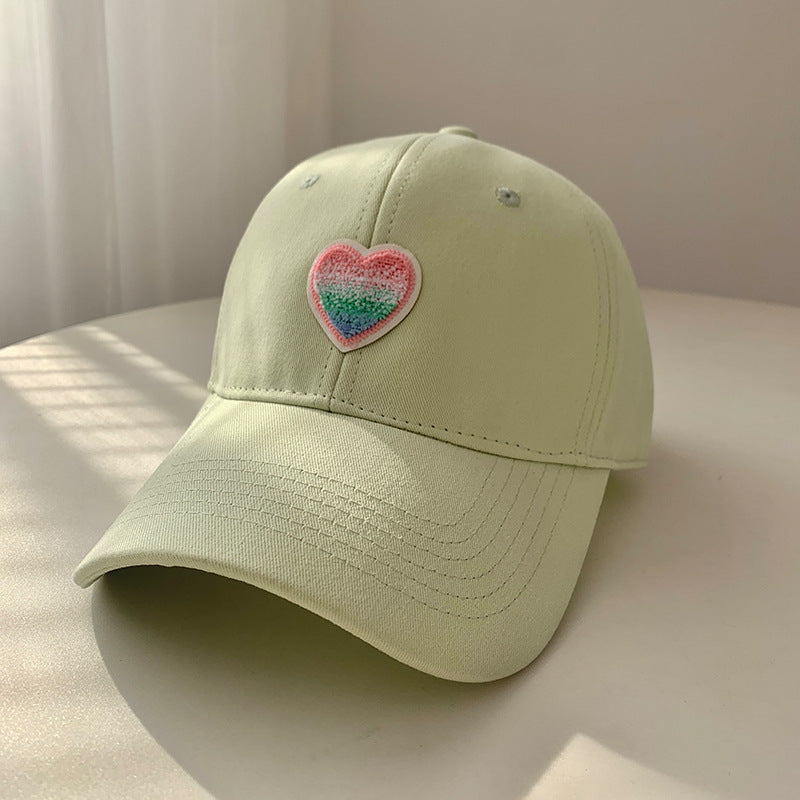 Women's Casual Heart Embroidered Baseball Cap Stornfield