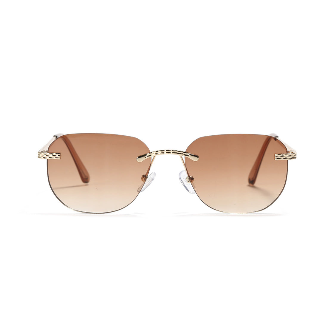 Women's Casual Oversized Sunglasses with Elegant Metal Frame Stornfield