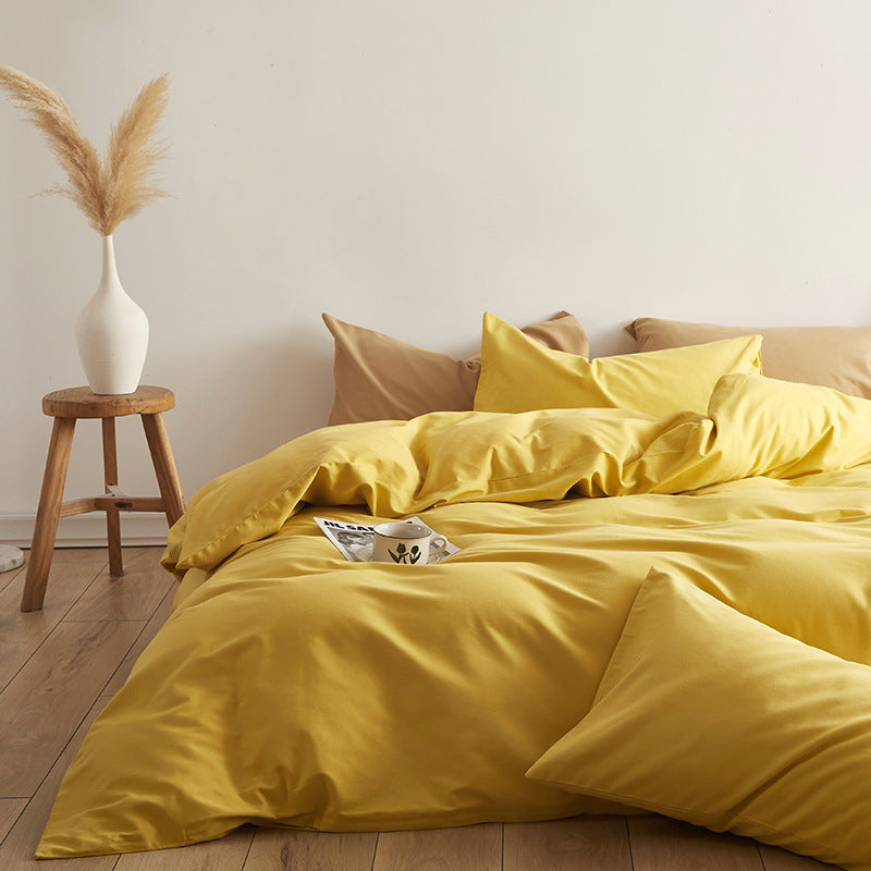 Luxurious cotton satin bedding set