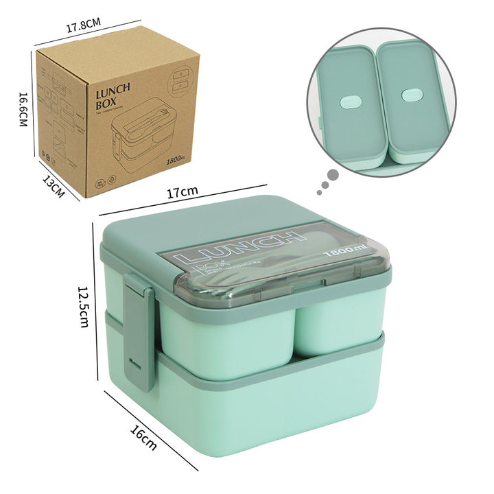 Portable Lunch Box with Cutlery