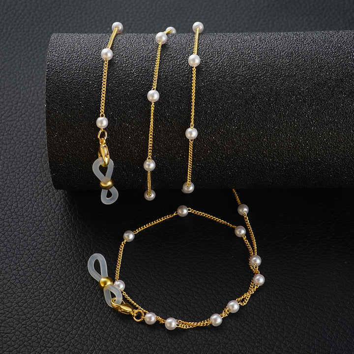 Elegant Pearled Eyewear Holder Stornfield