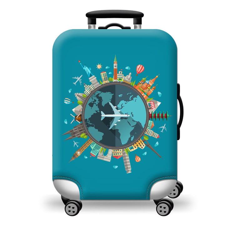 Hard Shell Luggage with Earth Design Stornfield