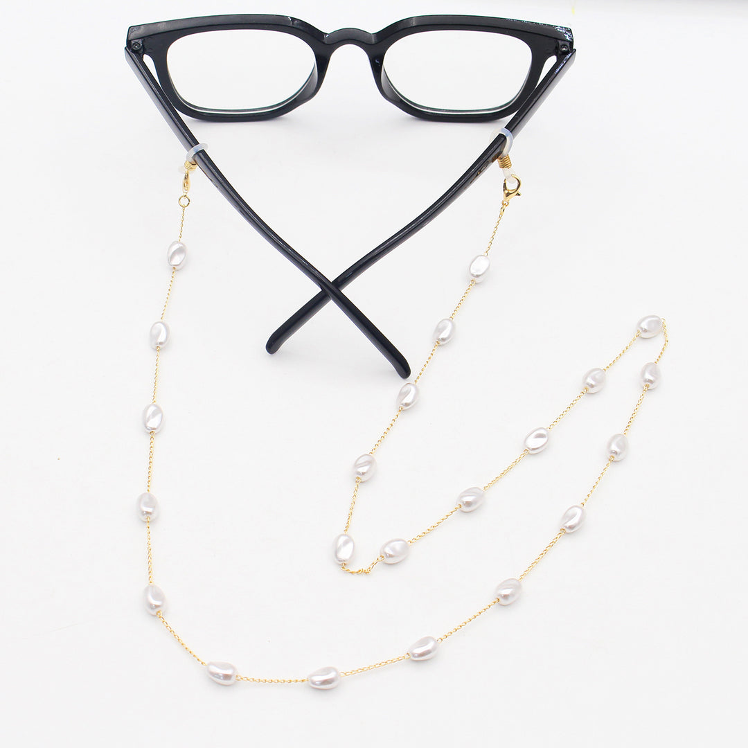 Pearl-Accented Eyewear Chain Stornfield