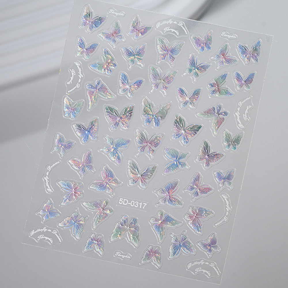 Decorative Butterfly Nail Art Decals