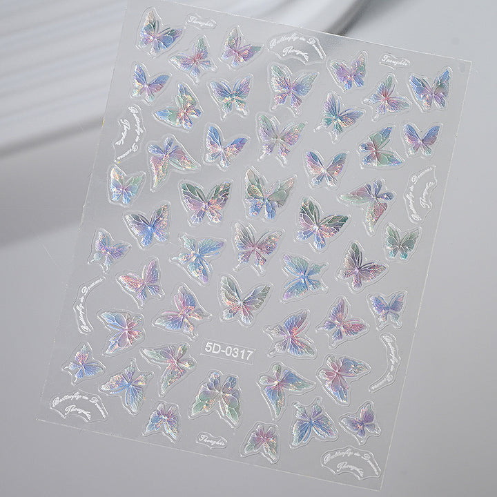 Decorative Butterfly Nail Art Decals