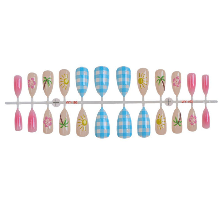 Tropical-Themed Press-On Nail Art Collection Stornfield