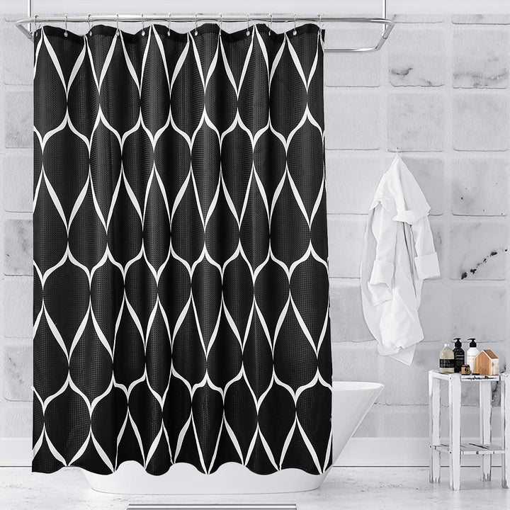 Geometric Pattern Shower Curtain Stornfield