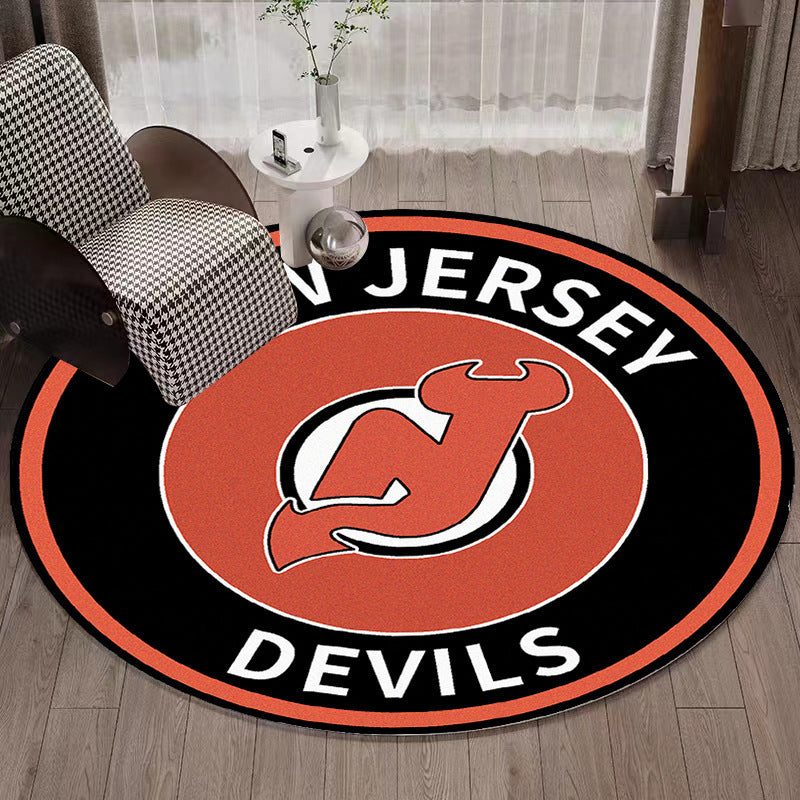 Round Logo Area Rug Stornfield
