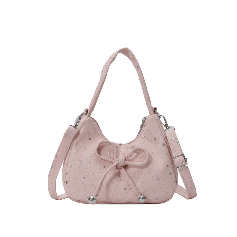 WoDecorative Star-Patterned Hobo Bag Stornfield