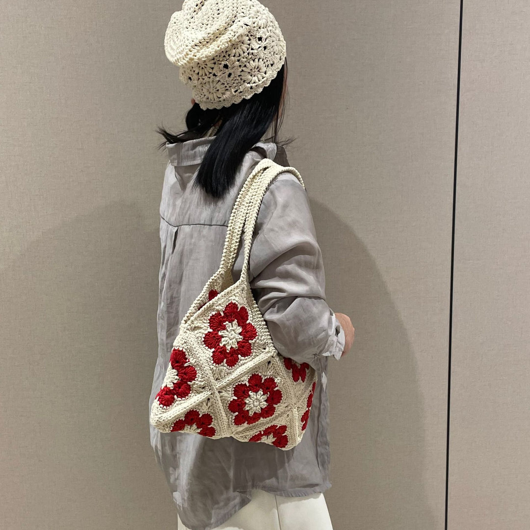 Handcrafted Flower Pattern Bag Stornfield